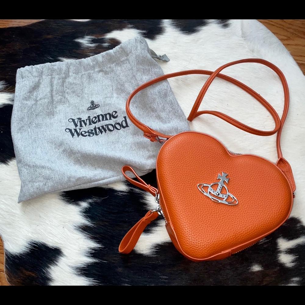 Vivienne Westwood Johanna Heart Cross Body Bag